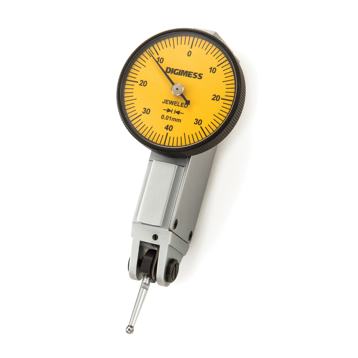 Relógio Apalpador de Alta Precisão 0 a 0,8mm com Graduação de 0,01mm-Digimess-121340-New